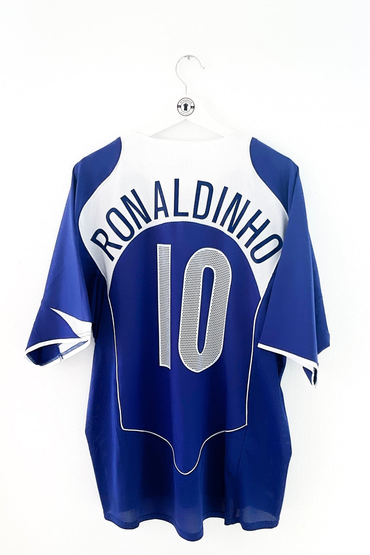 Brasilien 2004 Udebane #Ronaldinho 10 XL 9/10 - Retroshirts.dk