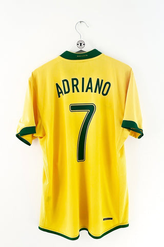 Brasilien 2006 Hjemmebane #Adriano 7 Large 8/10 - Retroshirts.dk