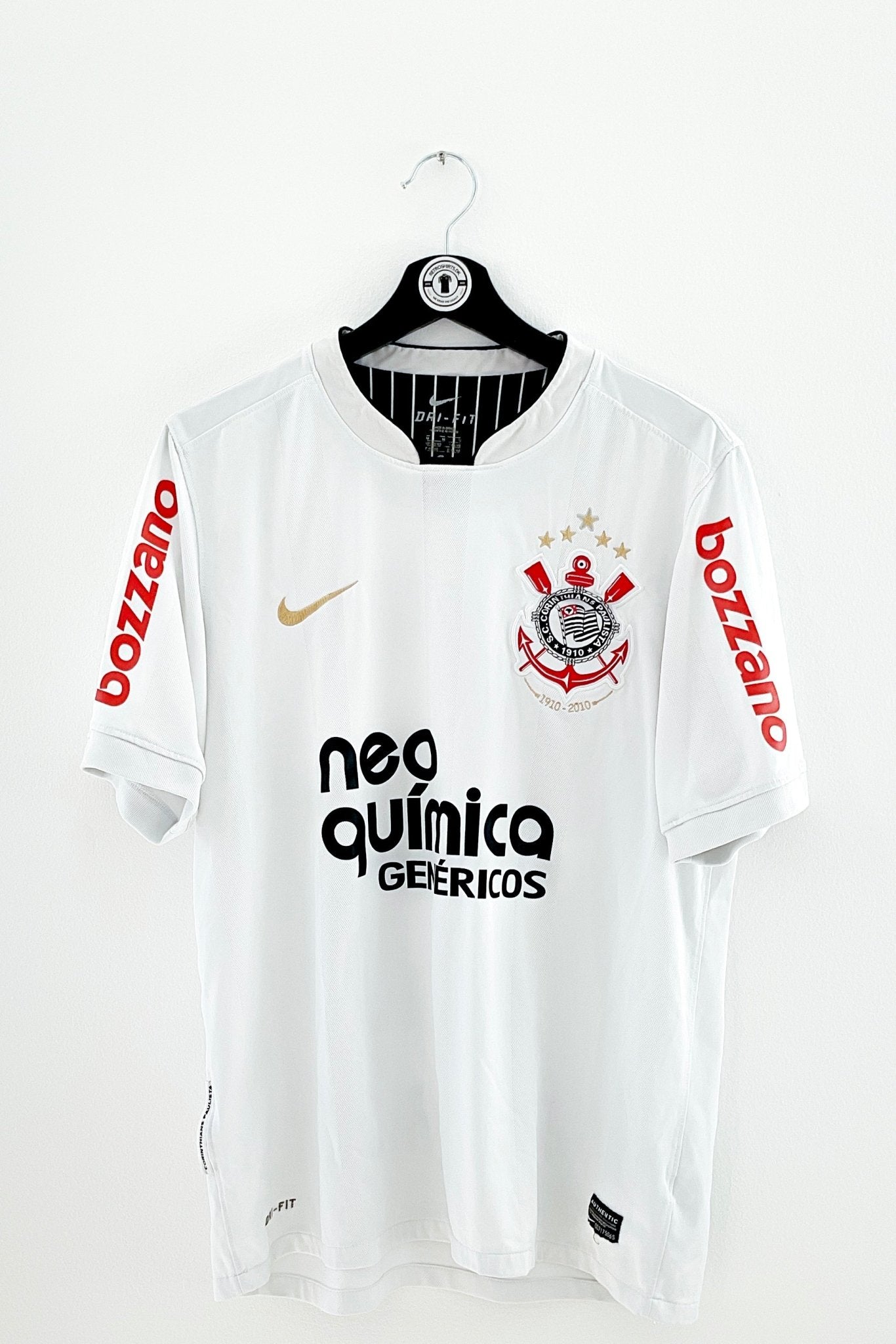 Corinthians 2010/2011 Hjemmebane #Ronaldo 9 Medium 9/10 - Retroshirts.dk