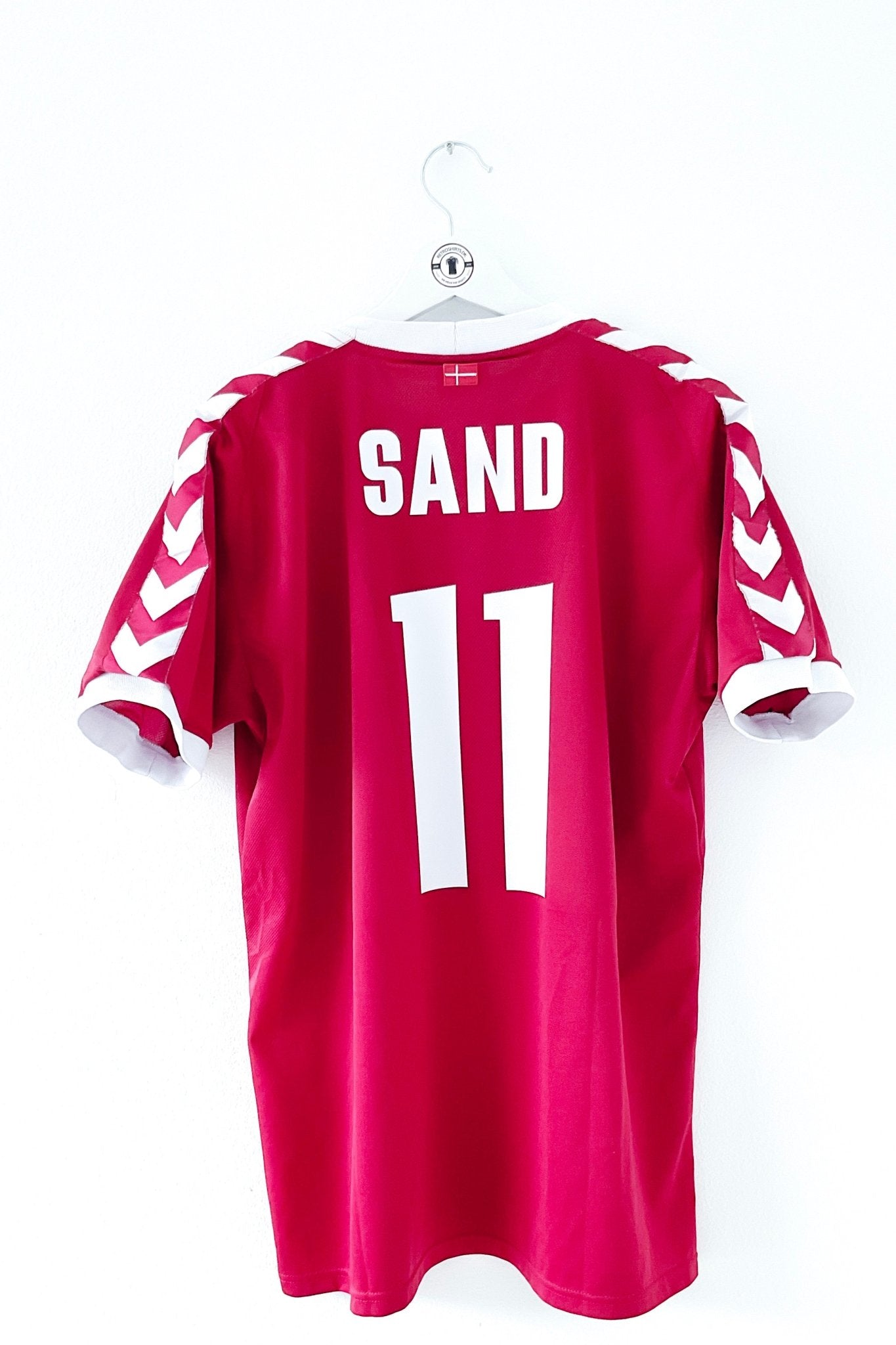 Danmark 2002 Hjemmebane #Sand 11 XL 9/10 - Retroshirts.dk