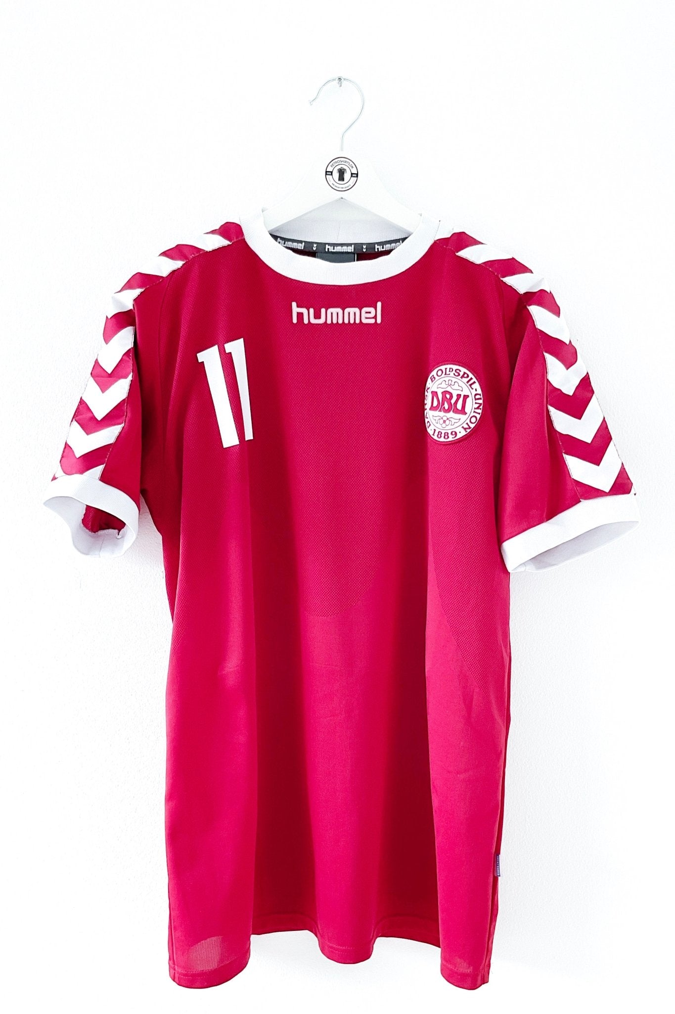 Danmark 2002 Hjemmebane #Sand 11 XL 9/10 - Retroshirts.dk