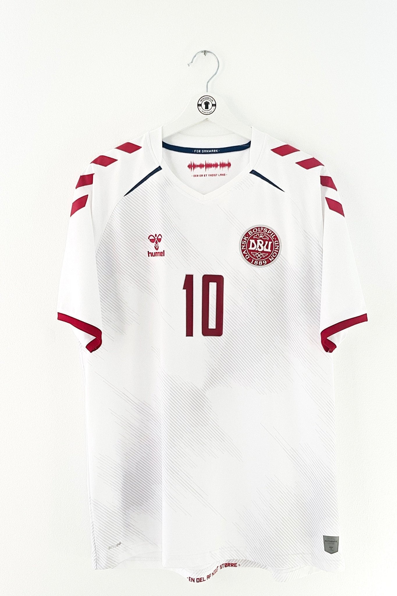 Danmark 2020 Udebane #Eriksen 10 XXL 9/10 - Retroshirts.dk