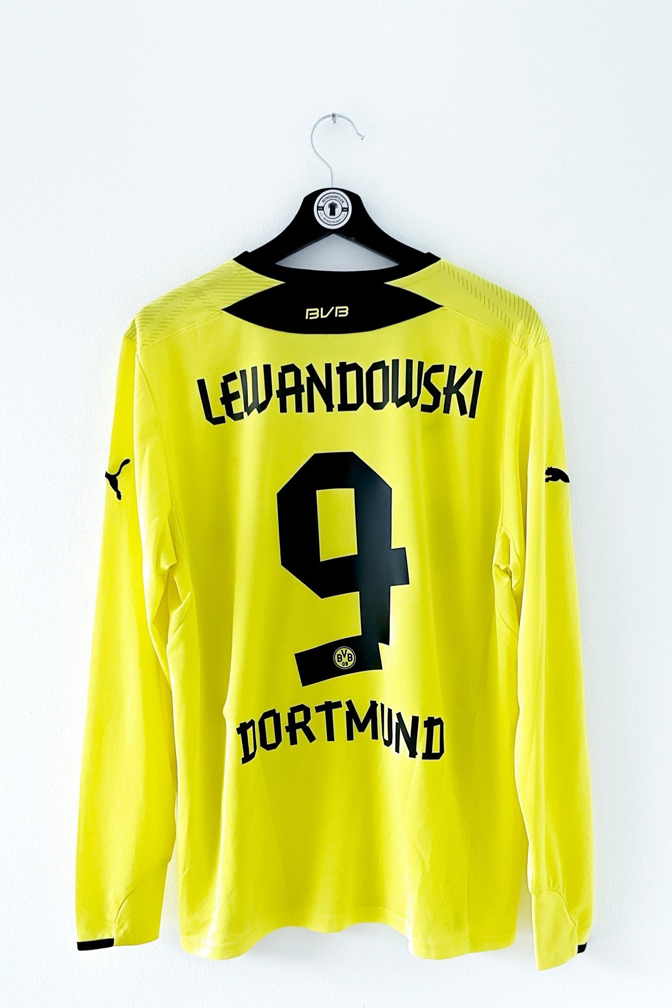 Dortmund 2013/2014 Hjemmebane #Lewandowski 9 Large 9/10 - Retroshirts.dk