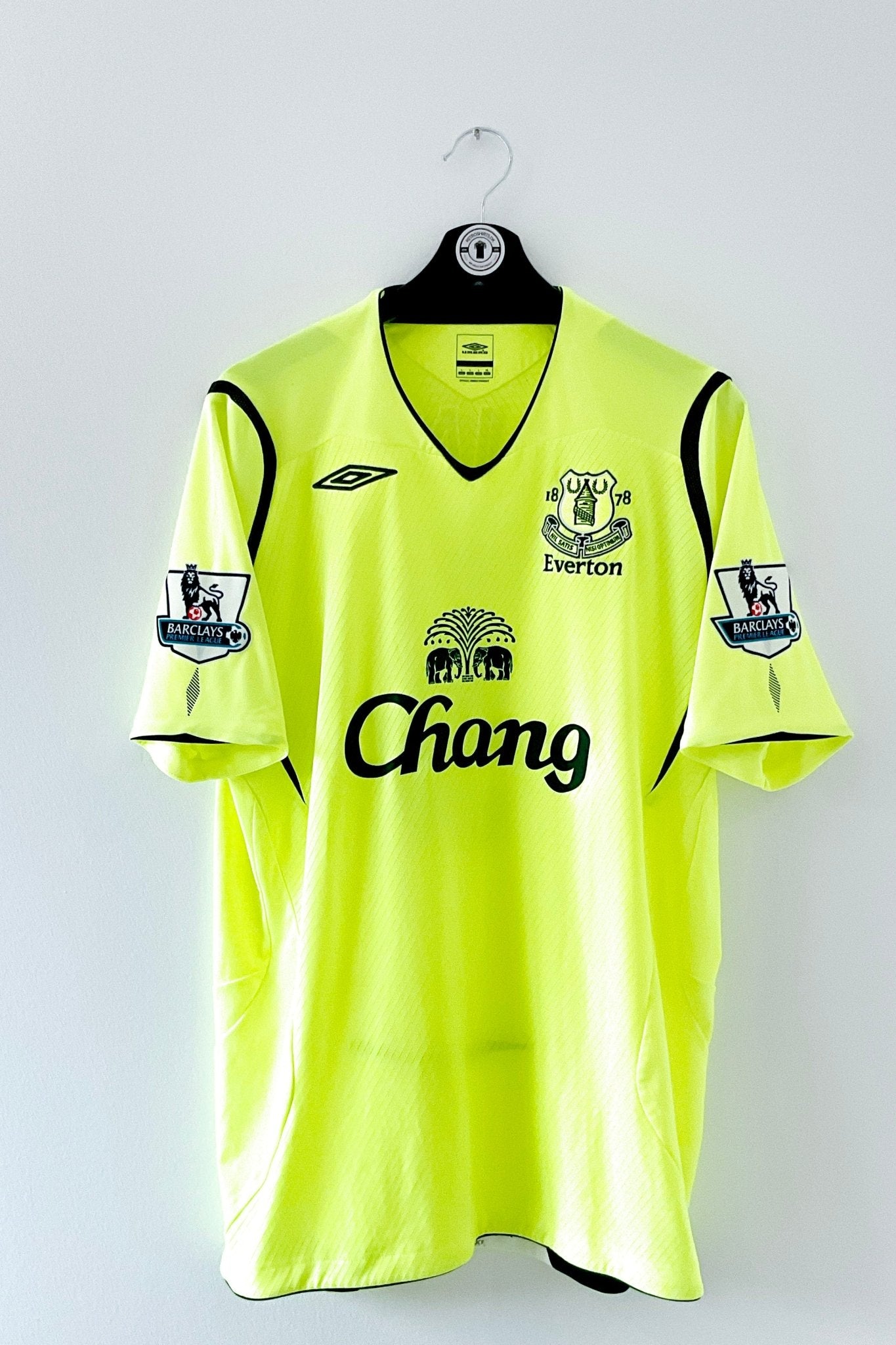 Everton 2008/2009 Udebane #Baines 3 Medium 9/10 - Retroshirts.dk