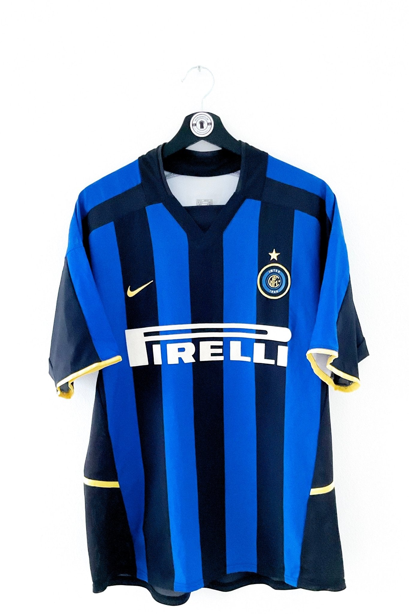 Inter Milan 2002/2003 Hjemmebane #Di Biagio 14 Medium 8/10 - Retroshirts.dk