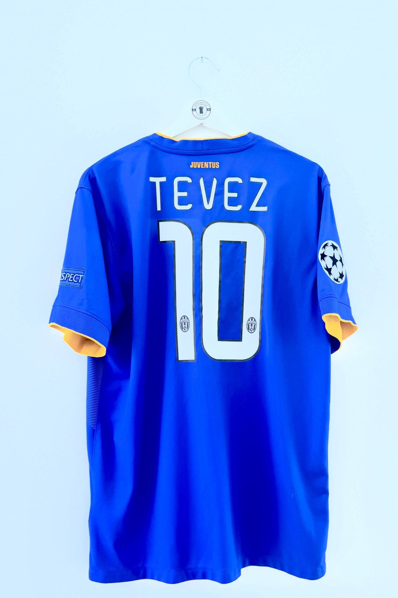 Juventus 2014/2015 Udebane #Tevez 10 Large 9/10 - Retroshirts.dk