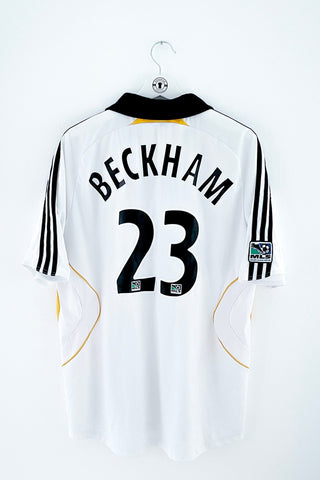 LA Galaxy 2007/2008 Hjemmebane #Beckham 23 Large 9/10 - Retroshirts.dk