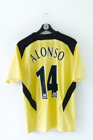 Liverpool 2006/2008 Hjemmebane #Alonso 14 Medium 8/10 - Retroshirts.dk