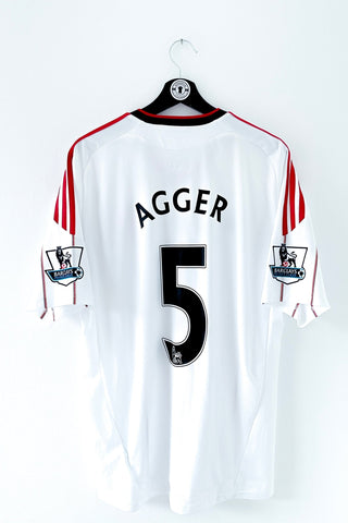 Liverpool 2010/20011 Hjemmebane #Agger 5 Large 9/10 - Retroshirts.dk