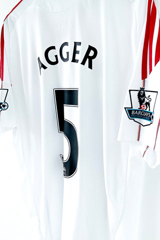 Liverpool 2010/20011 Hjemmebane #Agger 5 Large 9/10 - Retroshirts.dk