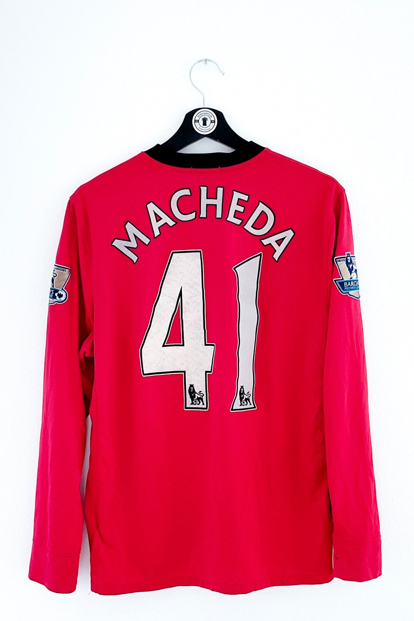 Manchester United 2009/2010 Hjemmebane #Mecheda 41 Medium 8/10 - Retroshirts.dk