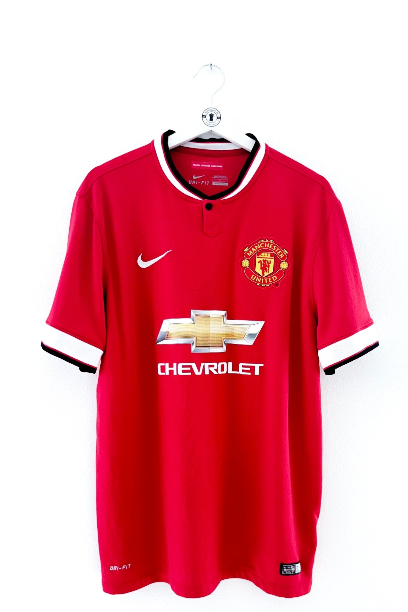 Manchester United 2014/2015 Hjemmebane #Rafael 2 Large 8/10 - Retroshirts.dk