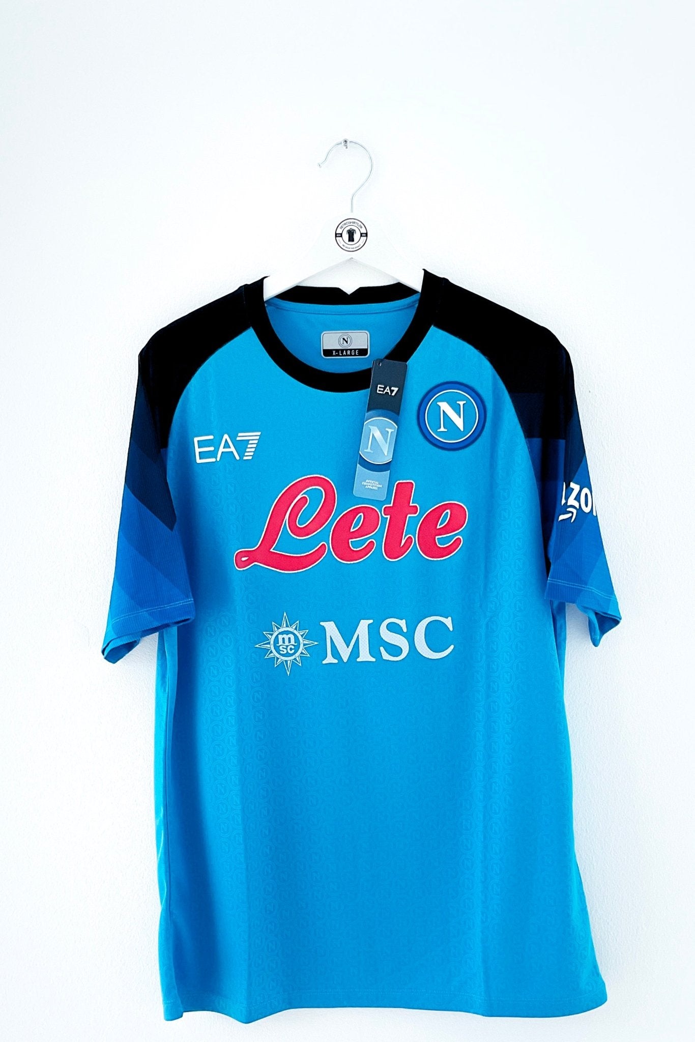 Napoli 2022/2023 Hjemmebane #Kvaratskhelia 77 #Tags XL 10/10 - Retroshirts.dk