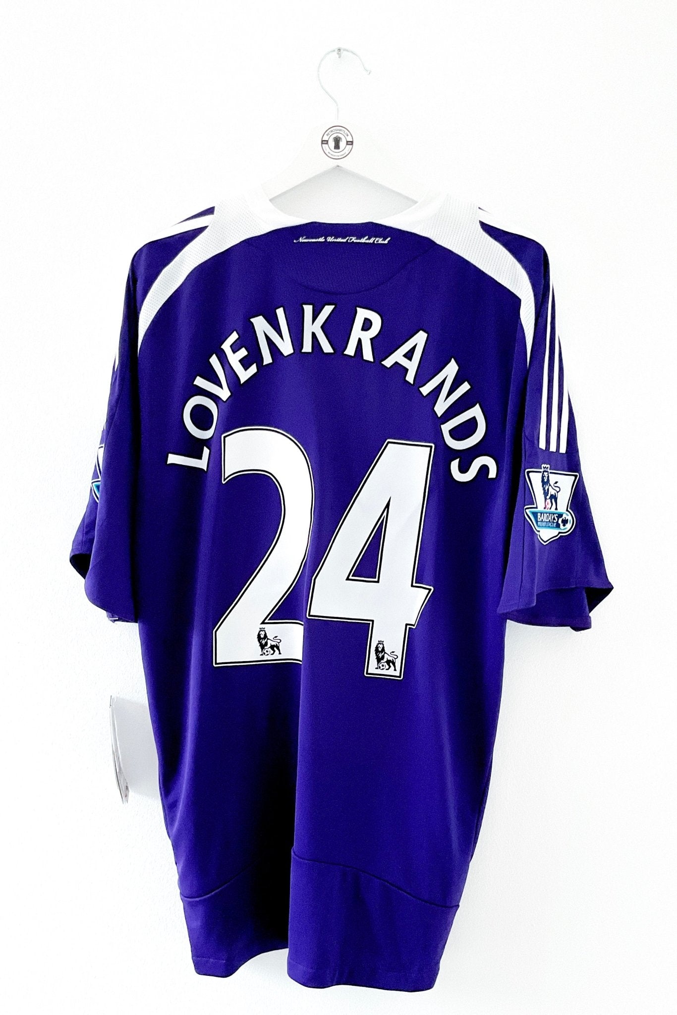 Newcastle United 2008/2009 Udebane #Løvenkrands 24 XL 10/10 - Retroshirts.dk