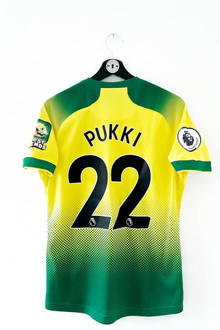 Norwich 2019/2020 Hjemmebane #Pukki 22 Small 9/10 - Retroshirts.dk