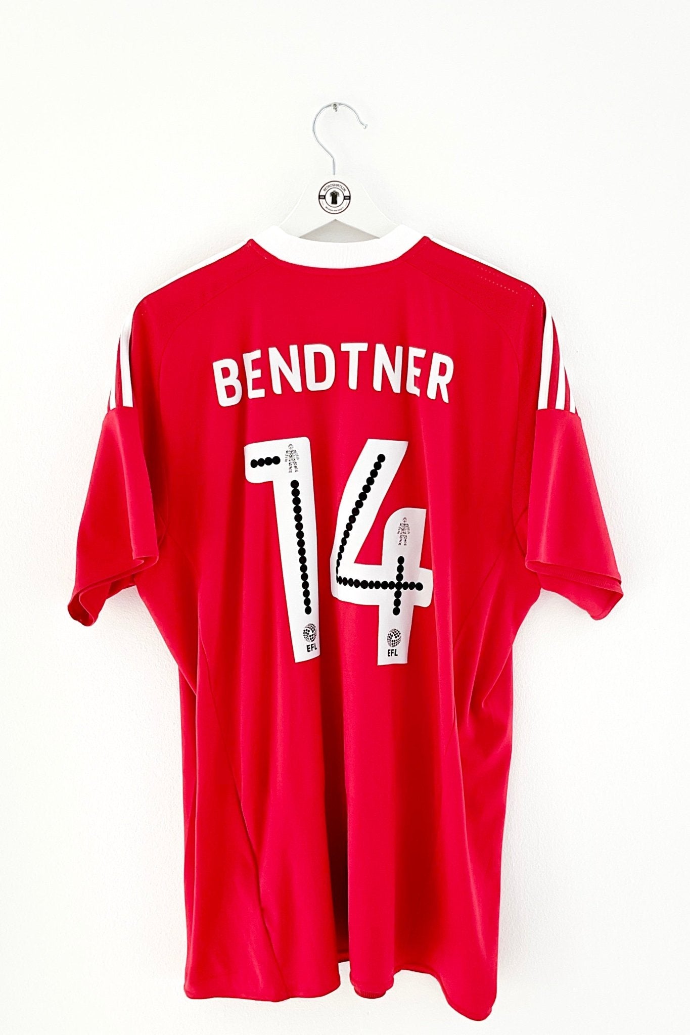 Nottingham Forest 2016/2017 Hjemmebane #Bendtner 14 XL 9/10 - Retroshirts.dk