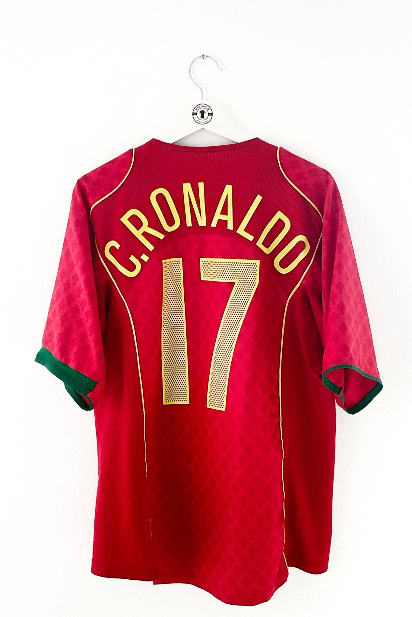 Portugal 2004 Hjemmebane #Ronaldo 17 Large 9/10 - Retroshirts.dk