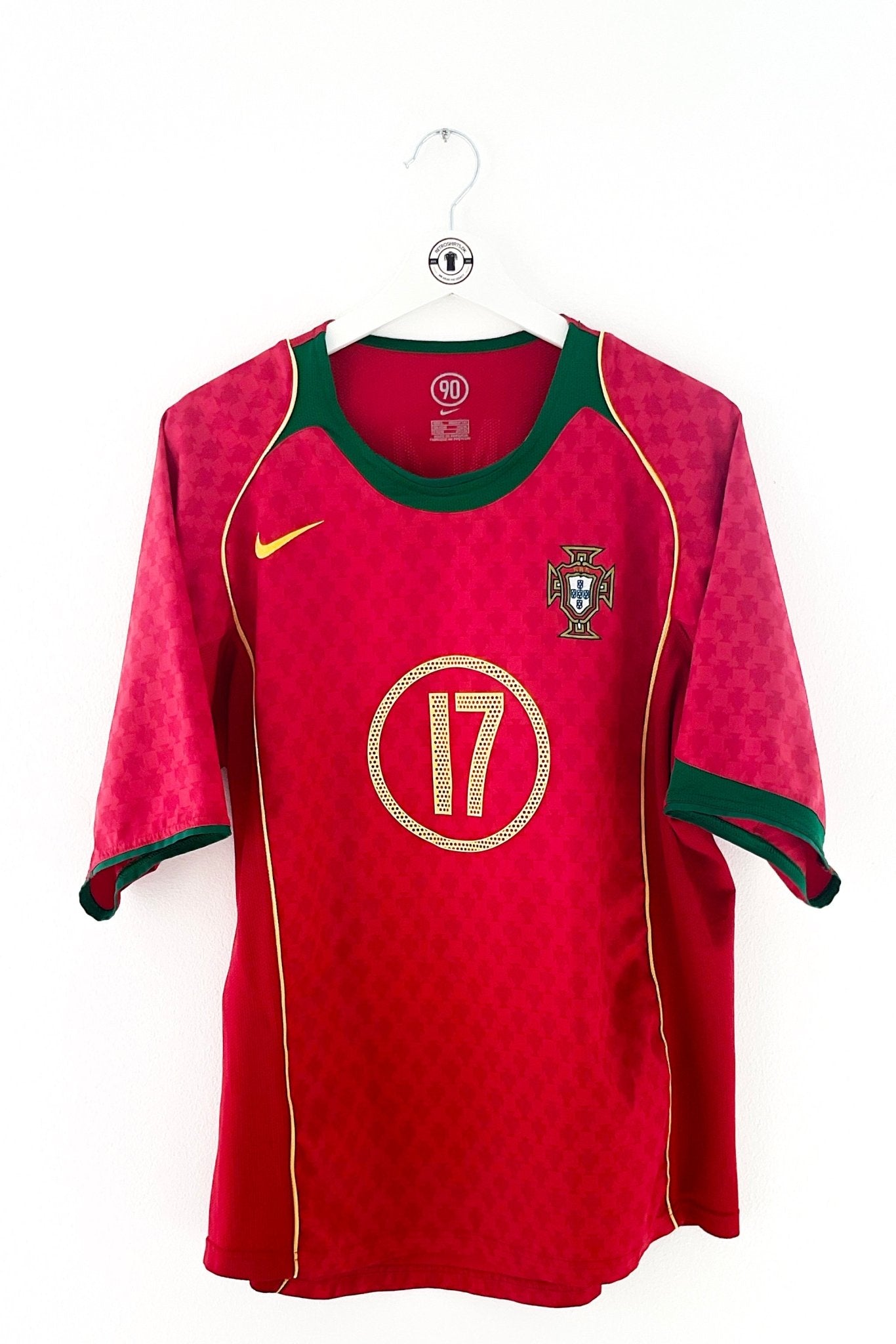 Portugal 2004 Hjemmebane #Ronaldo 17 Large 9/10 - Retroshirts.dk