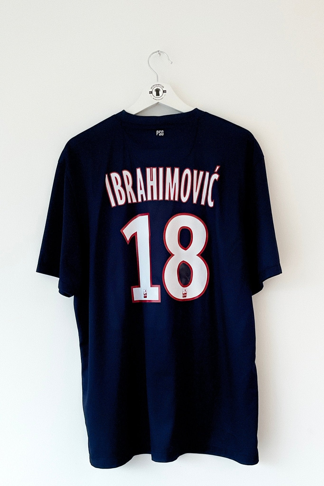 PSG 2012/2013 Hjemmebane #Ibrahimovic 18 XL 9/10 - Retroshirts.dk