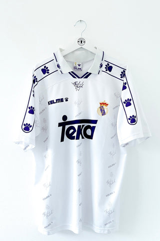 Real Madrid 1994/1996 Hjemmebane #Laudrup 10 Large 9/10 - Retroshirts.dk