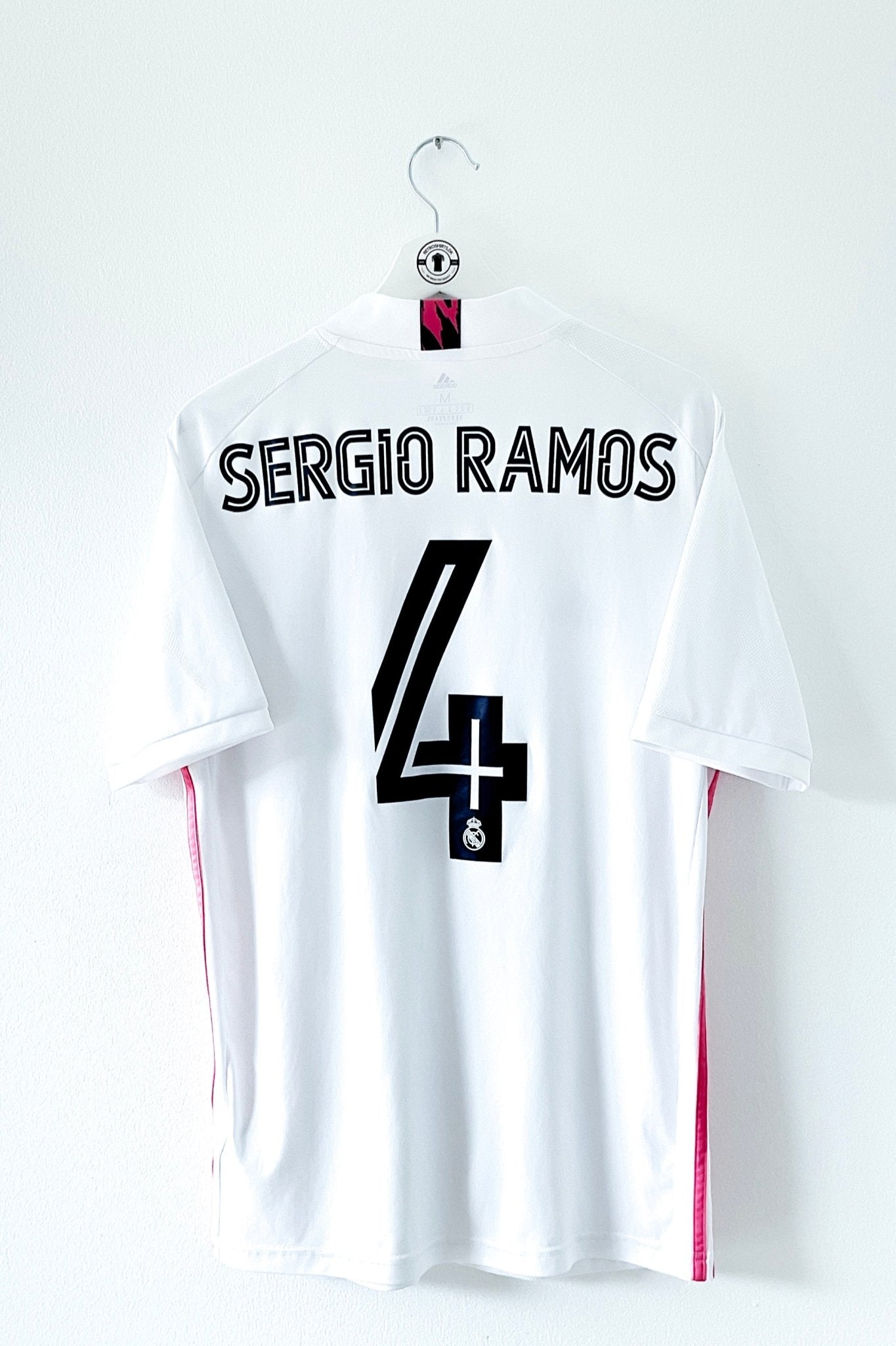 Real Madrid 2020/2021 Hjemmebane #Sergio Ramos 4 Medium 9/10 - Retroshirts.dk