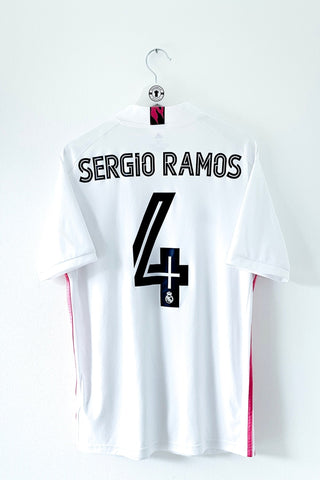 Real Madrid 2020/2021 Hjemmebane #Sergio Ramos 4 Medium 9/10 - Retroshirts.dk