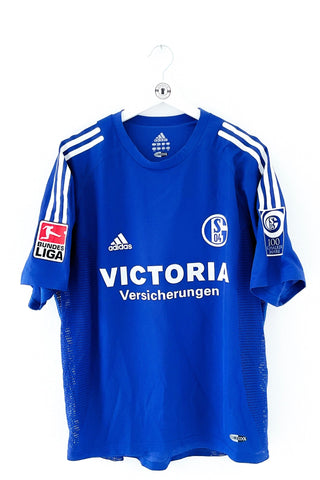 Schalke 04 2002/2004 Hjemmebane #Sand 11 #Autograf Large 9/10 - Retroshirts.dk