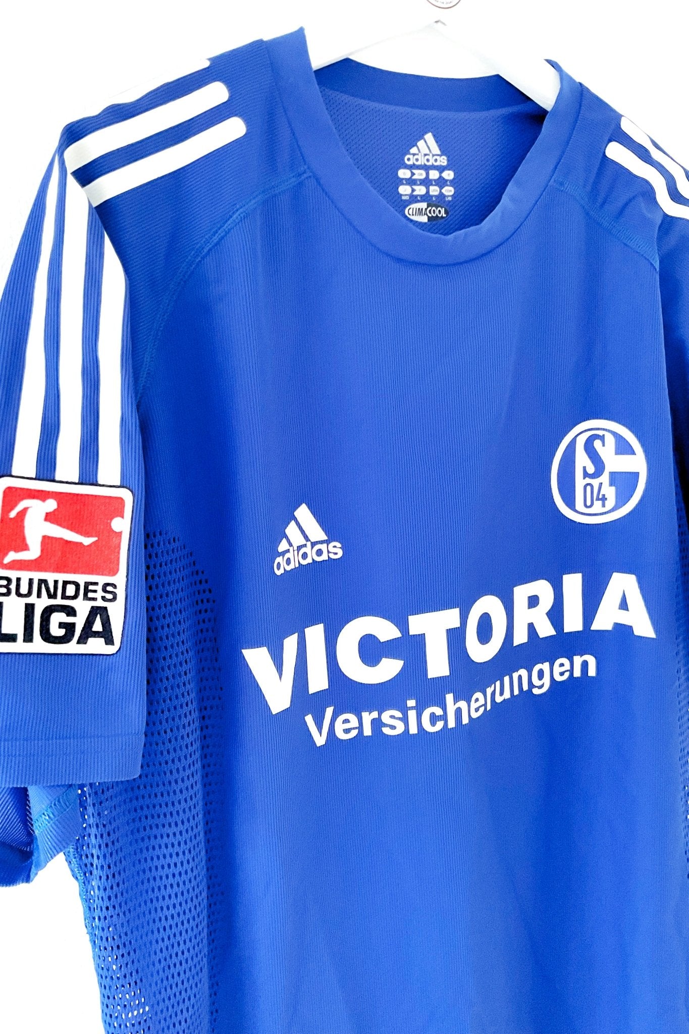 Schalke 04 2002/2004 Hjemmebane #Sand 11 #Autograf Large 9/10 - Retroshirts.dk