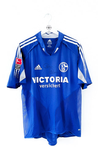 Schalke 04 2004/2006 Hjemmebane #Poulsen 2 #Autograf Large 9/10 - Retroshirts.dk