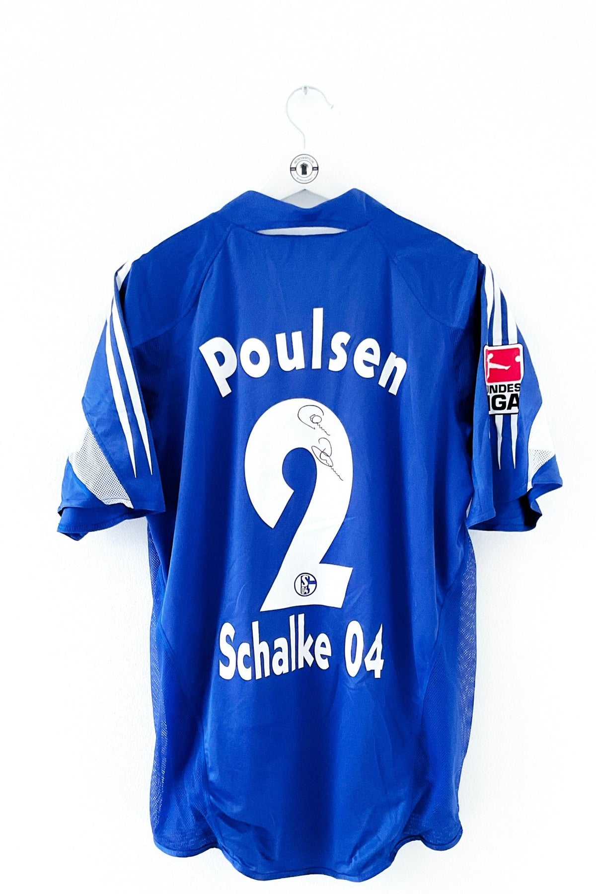 Schalke 04 2004/2006 Hjemmebane #Poulsen 2 #Autograf Large 9/10 - Retroshirts.dk