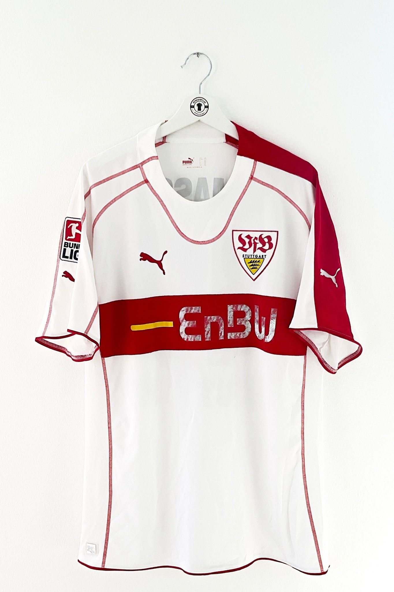 Stuttgart 2005/2006 Hjemmebane #Tomasson 10 Large XXL 7/10 - Retroshirts.dk