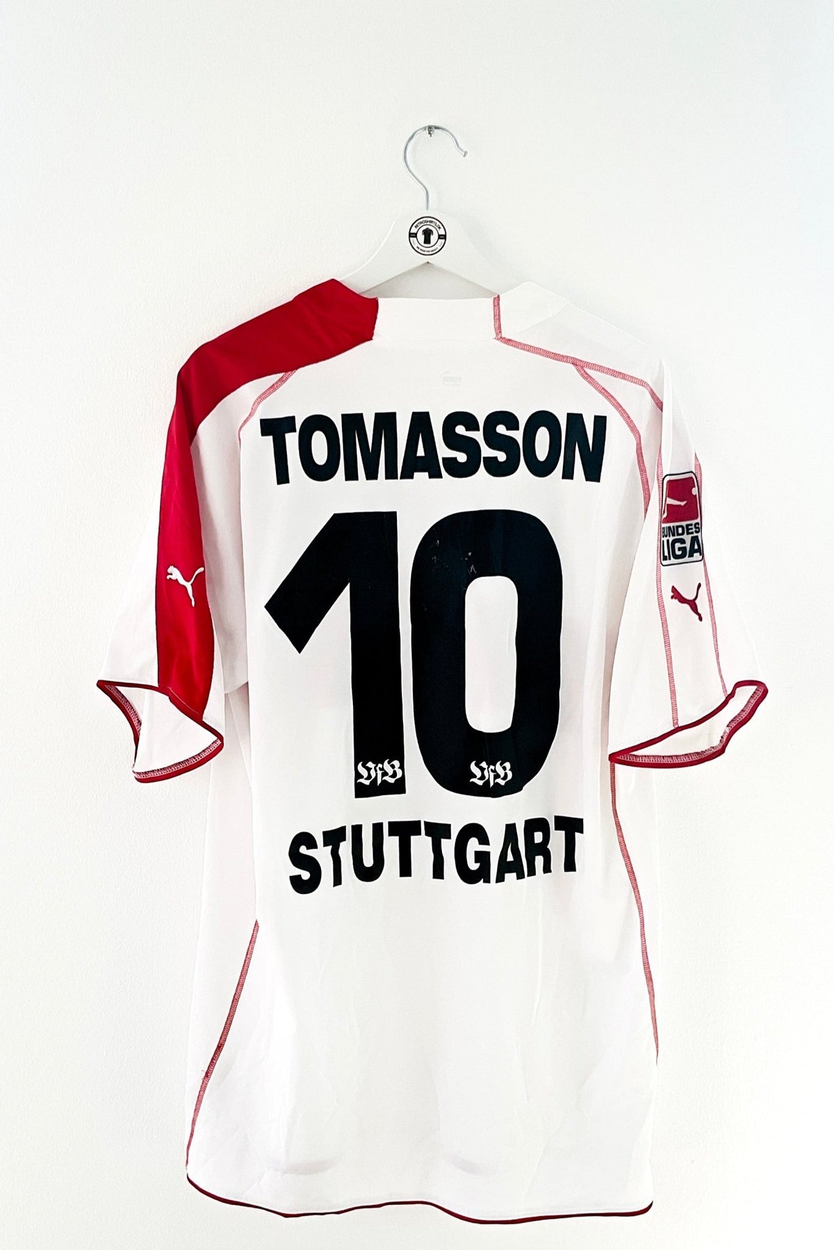 Stuttgart 2005/2006 Hjemmebane #Tomasson 10 Large XXL 7/10 - Retroshirts.dk