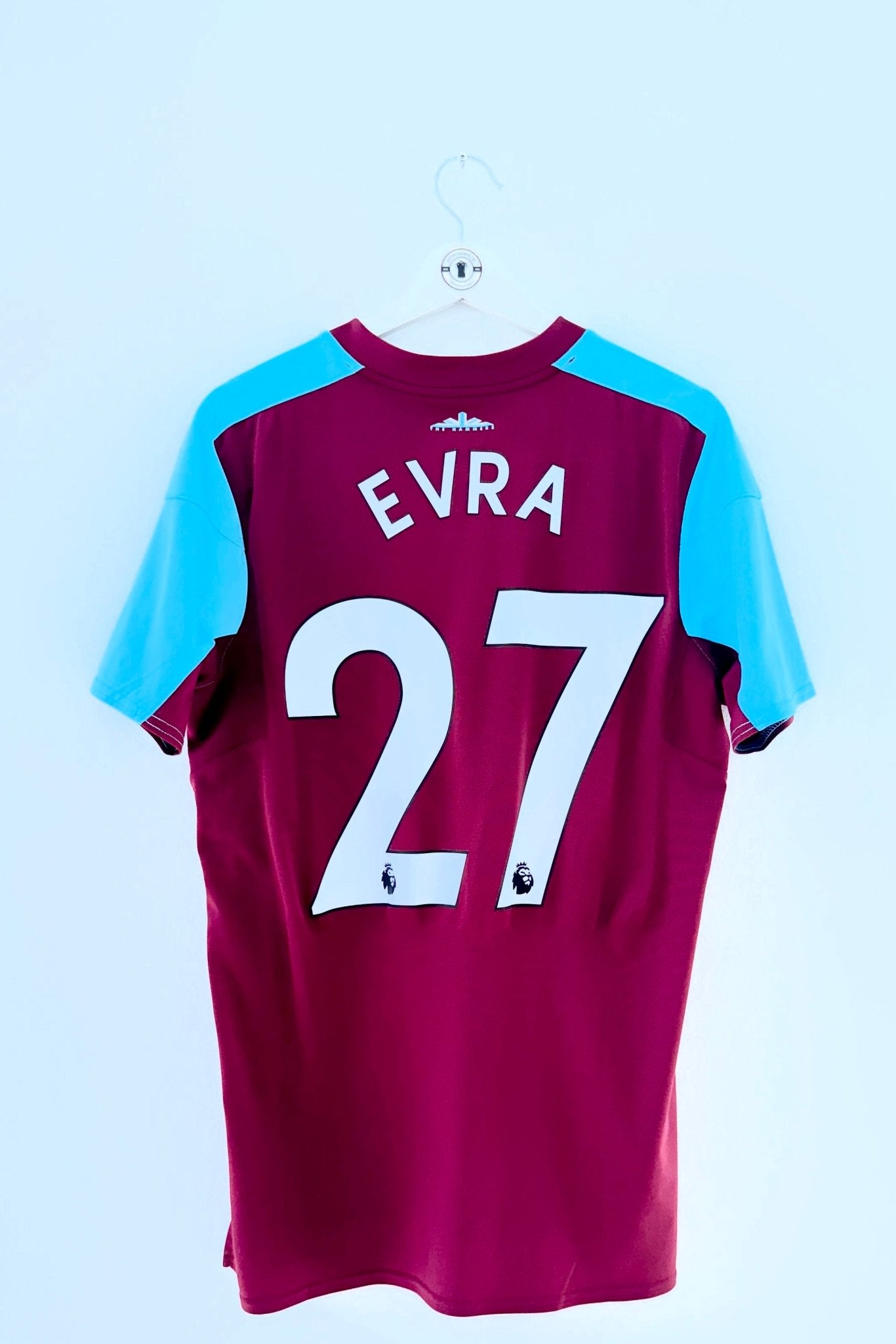 West Ham 2017/2018 Hjemmebane #Evra 27 Medium 9/10 - Retroshirts.dk