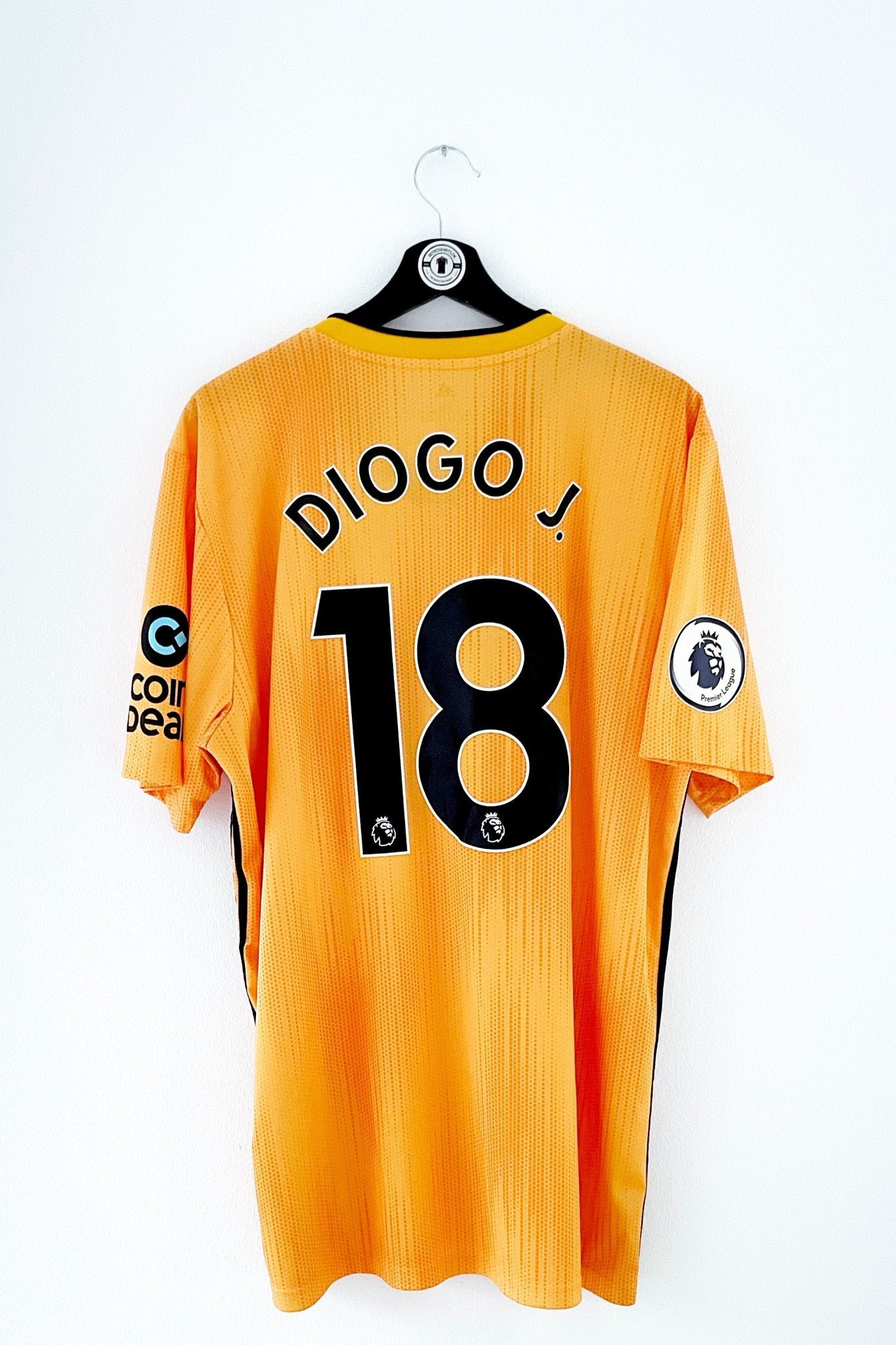 Wolverhampton 2019/2020 Hjemmebane #Diogo J. 18 XL 9/10 - Retroshirts.dk