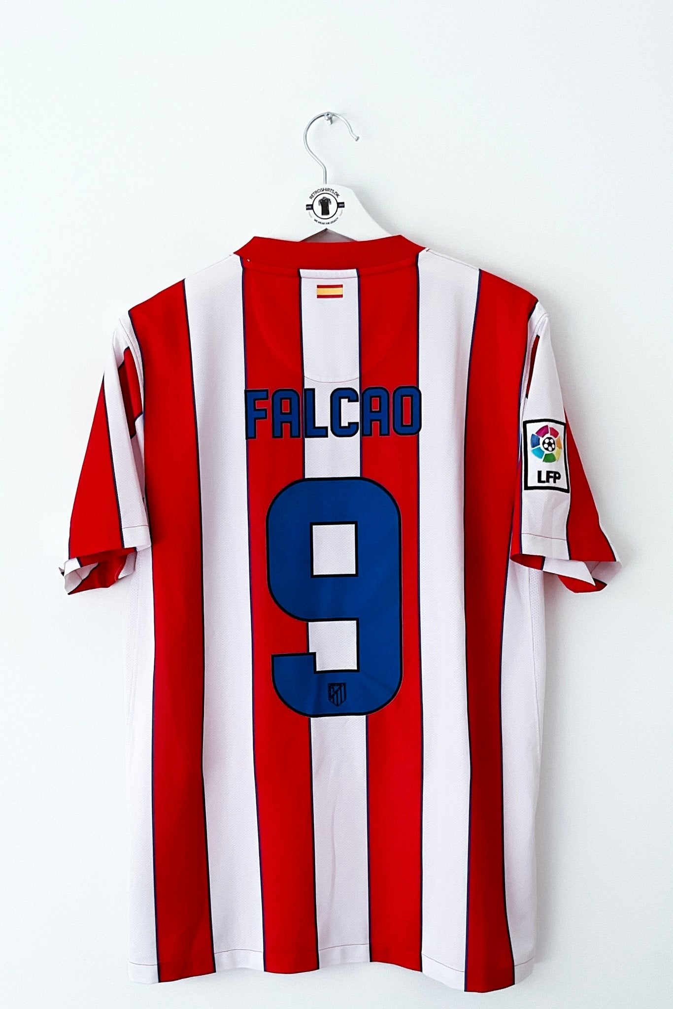 Atletico Madrid 2018/2019 Hjemmebane #Falcao 9 Medium 9/10 - Retroshirts.dk