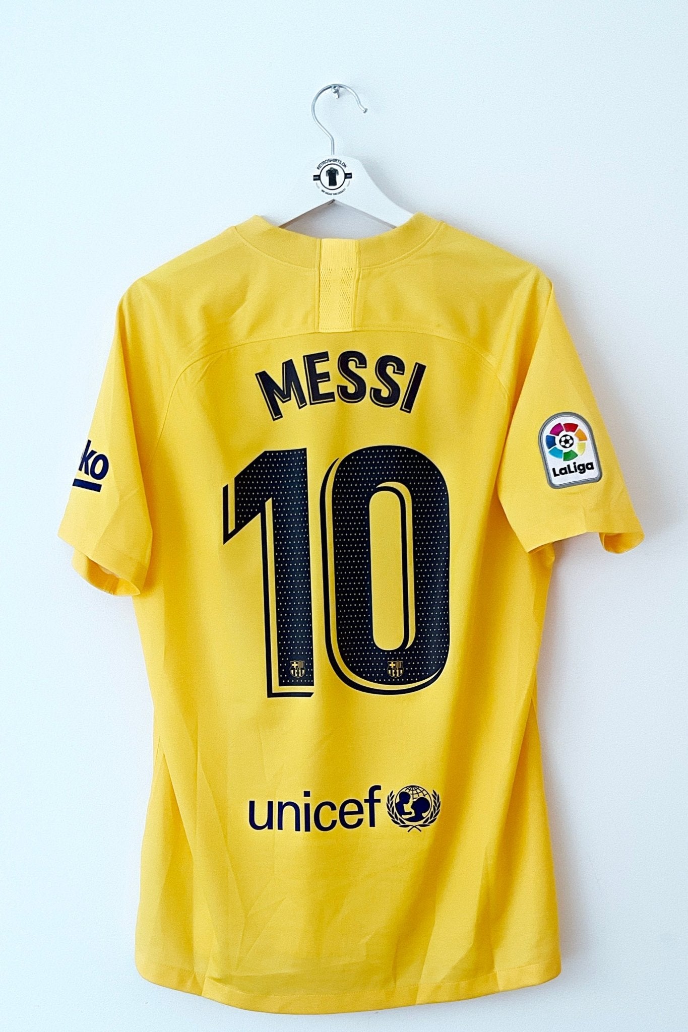 Barcelona 2020/2021 4.Trøje #Messi 10 Large 9/10 - Retroshirts.dk