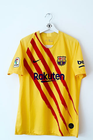 Barcelona 2020/2021 4.Trøje #Messi 10 Large 9/10 - Retroshirts.dk