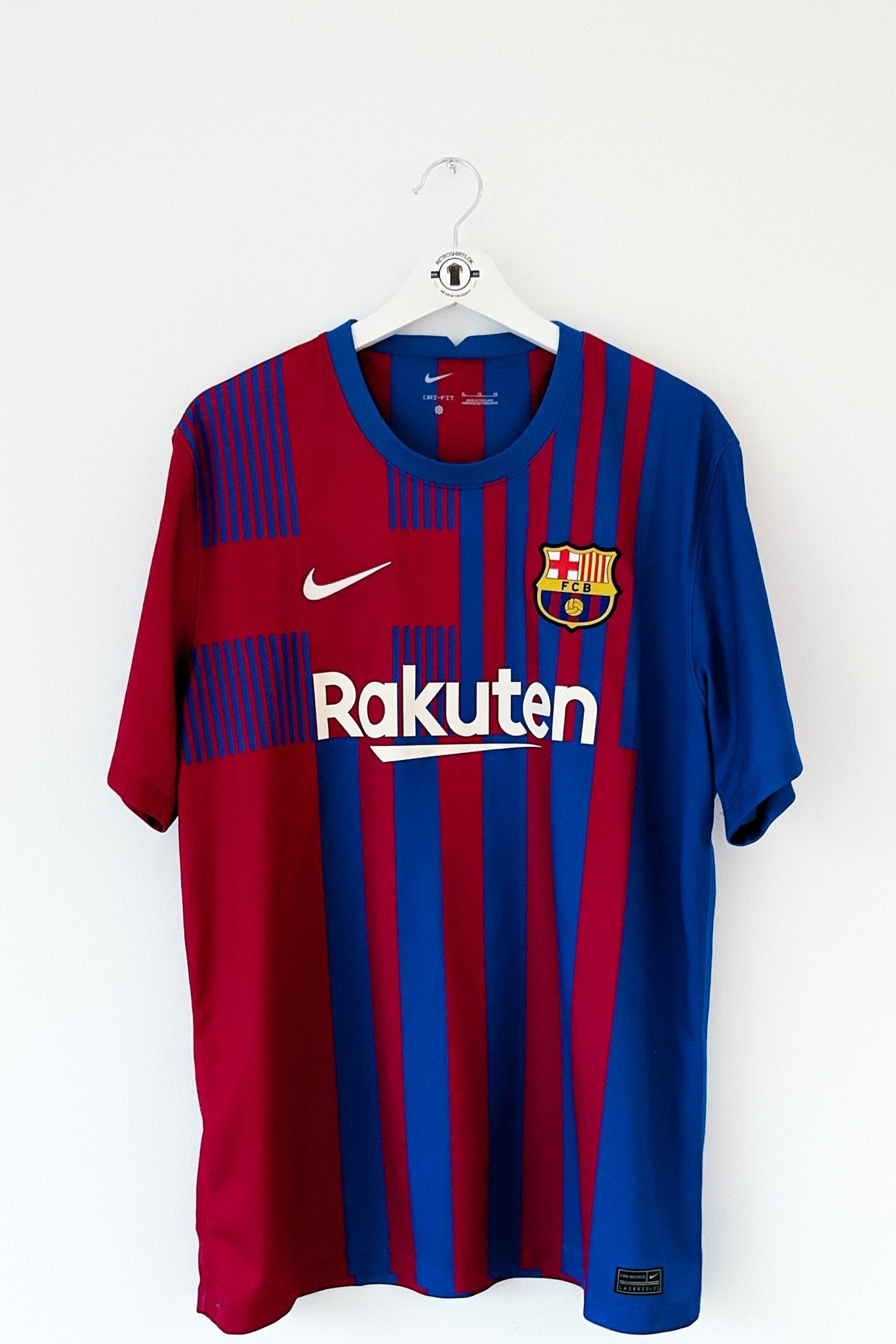 Barcelona 2021/2022 Hjemmebane #O. Dembele 7 XL 9/10 - Retroshirts.dk