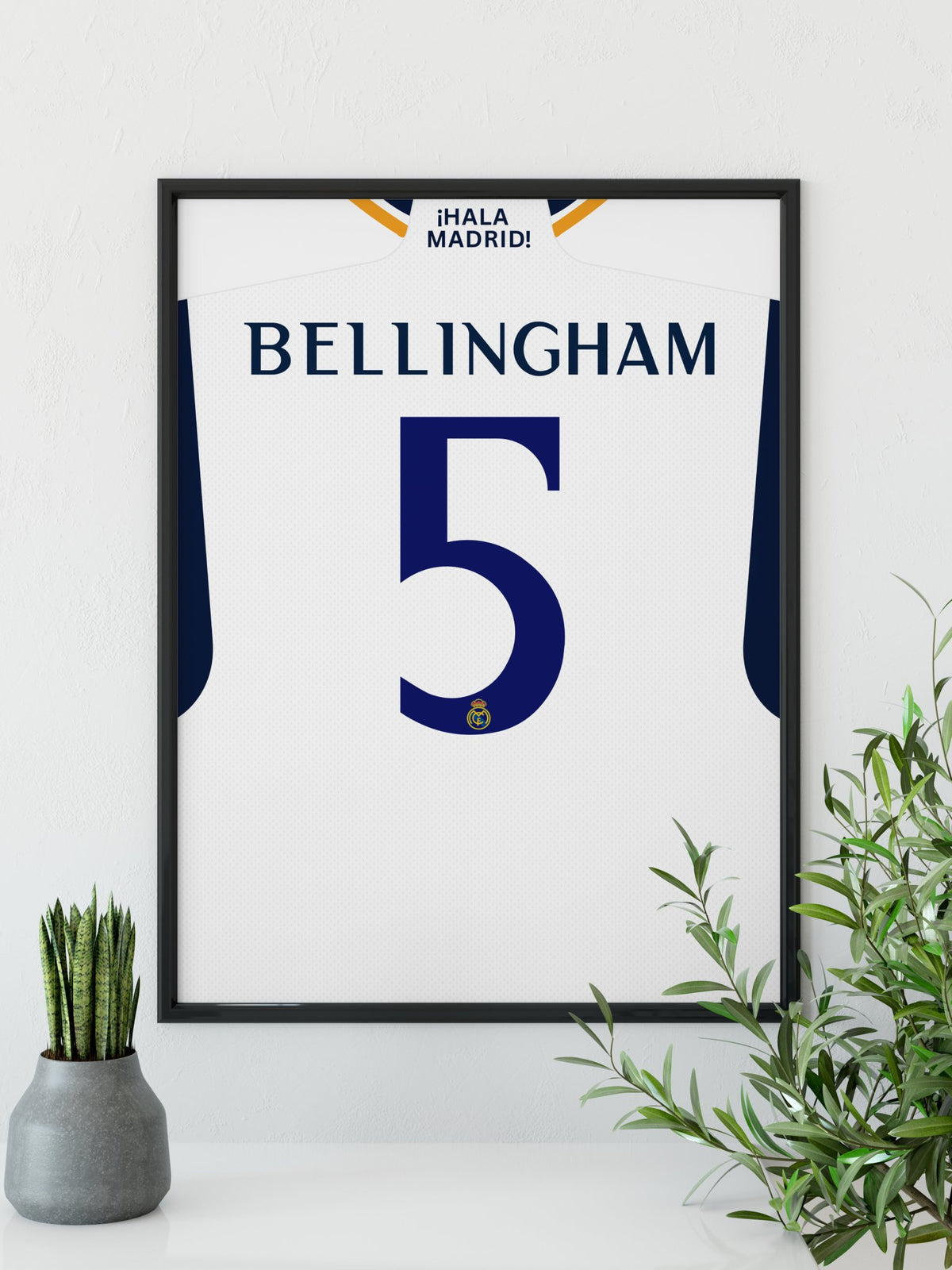 Bellingham - Real Madrid plakat - Retroshirts.dk