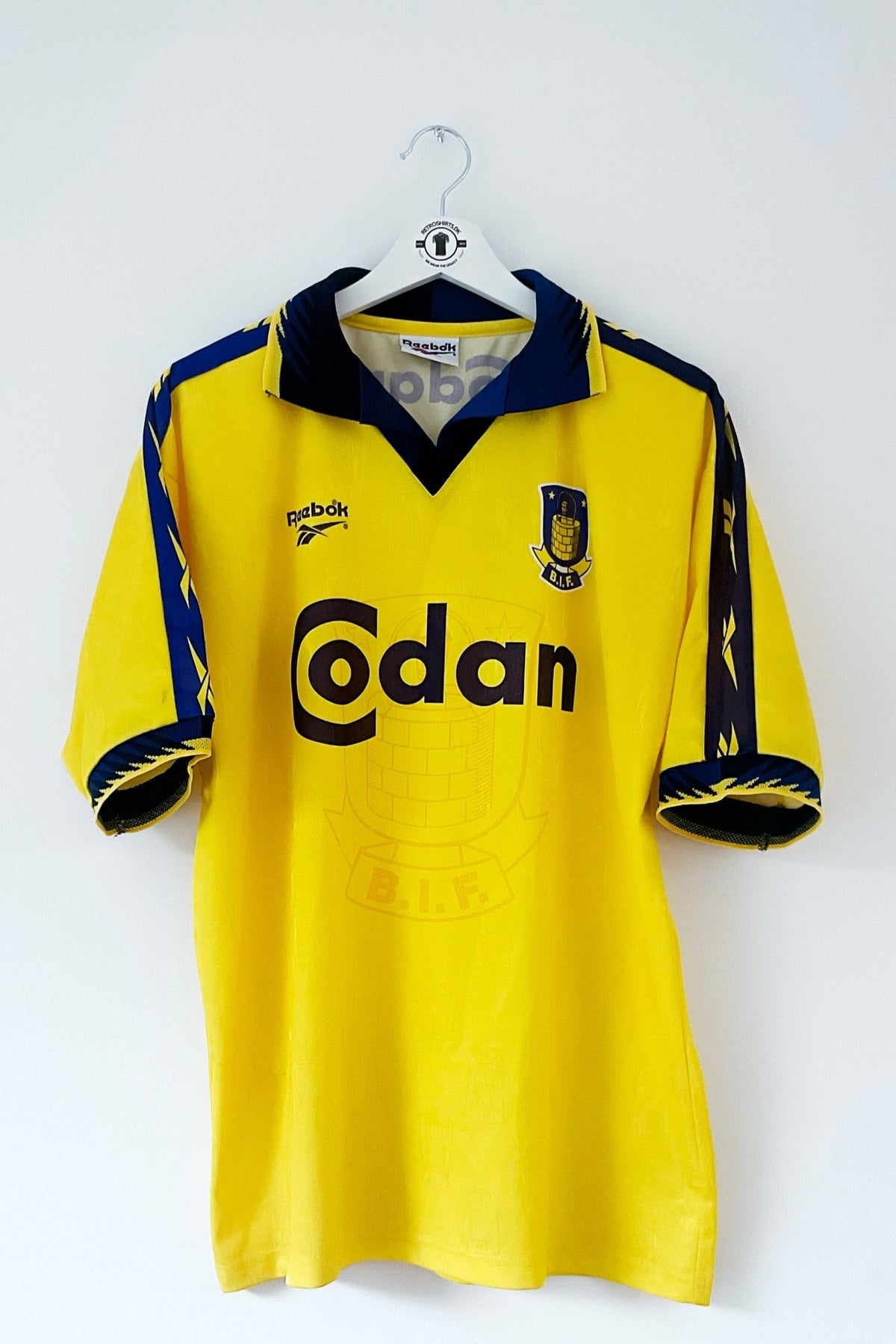 Brøndby IF 1997/1998 Hjemmebane - Large 9/10 - Retroshirts.dk