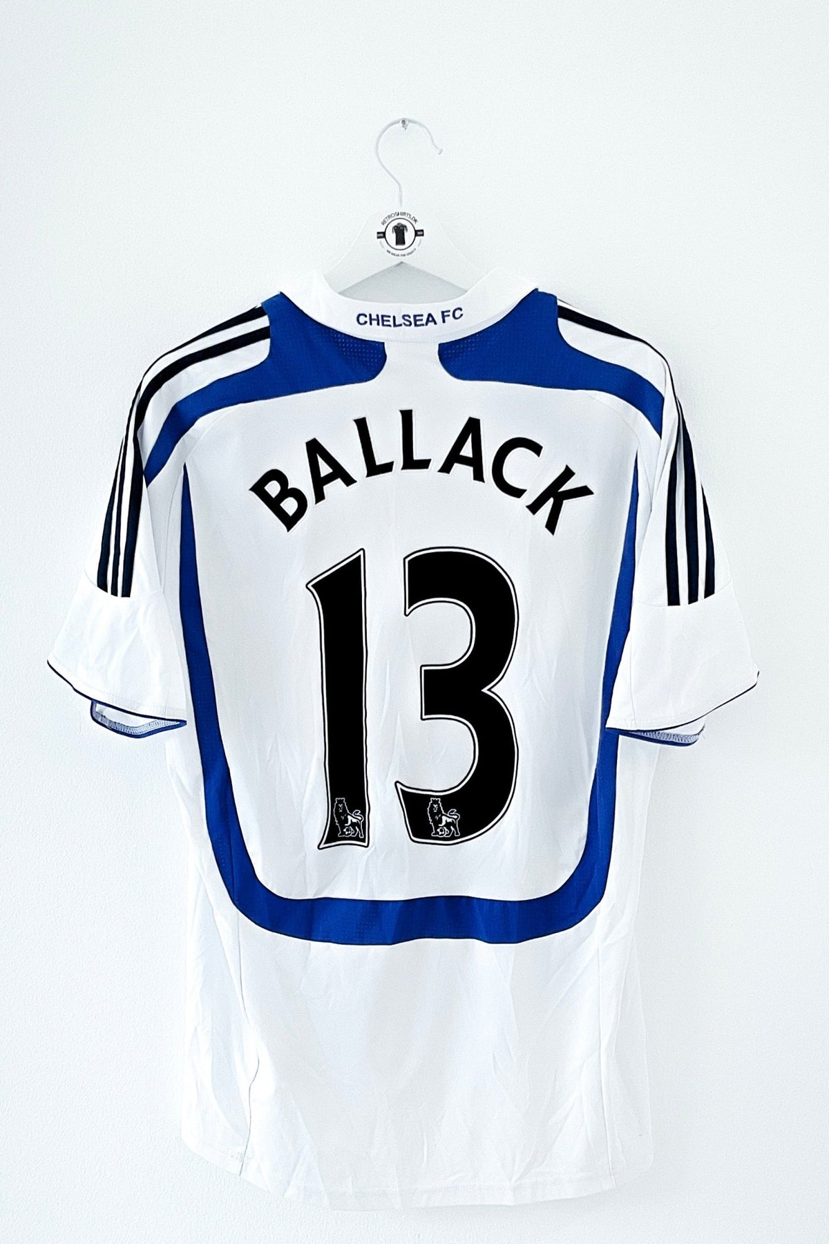 Chelsea 2007/2008 Udebane #Ballack 13 Medium 8/10 - Retroshirts.dk