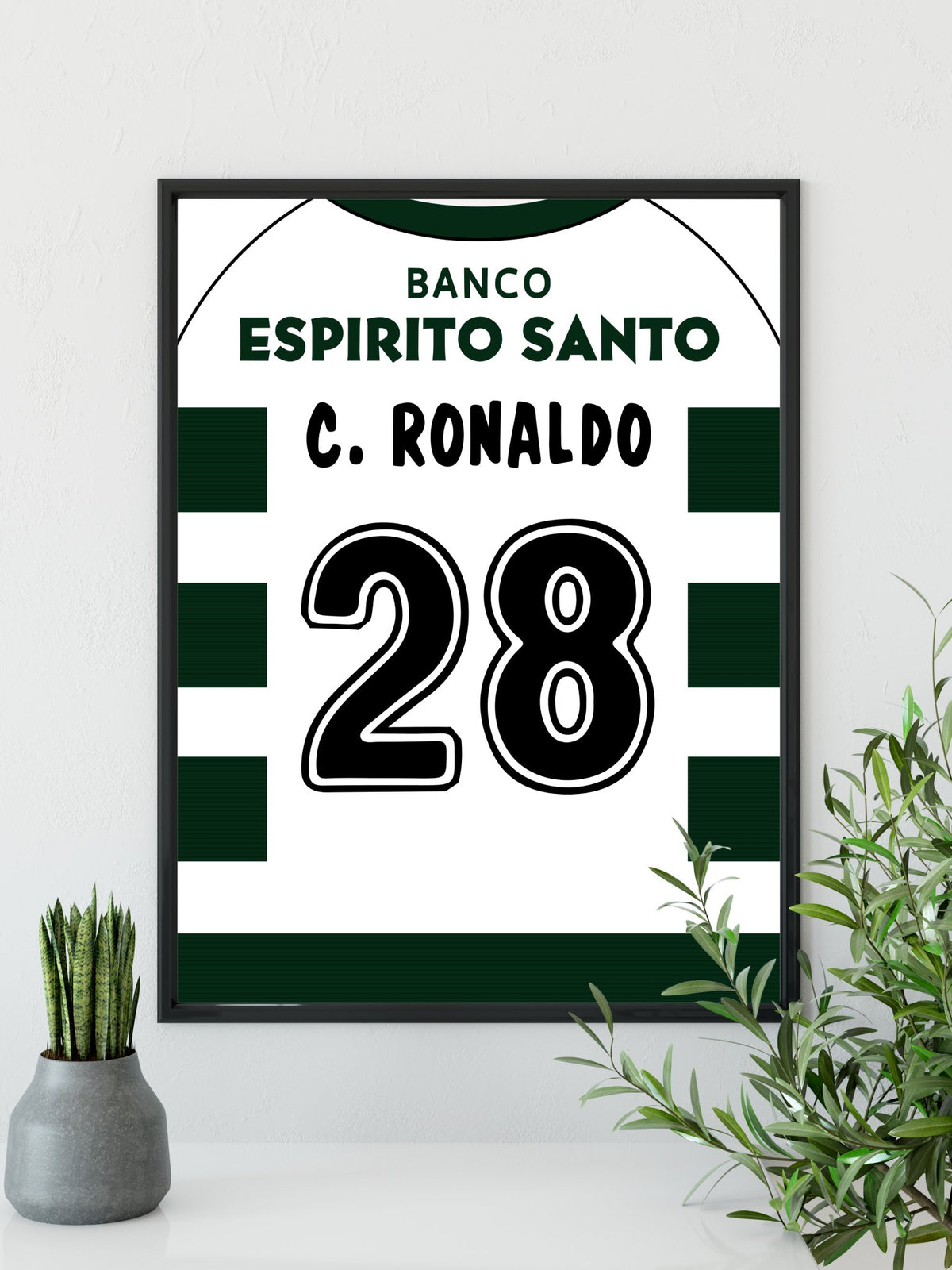 Cristiano Ronaldo - Sporting Lissabon plakat - Retroshirts.dk