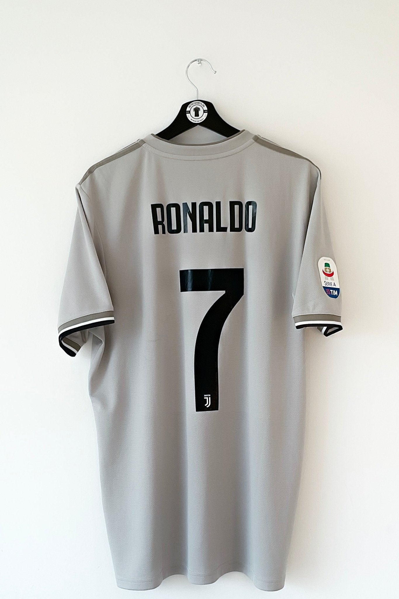 Juventus 2018/2019 Udebane #Ronaldo 7 XL 9/10 - Retroshirts.dk