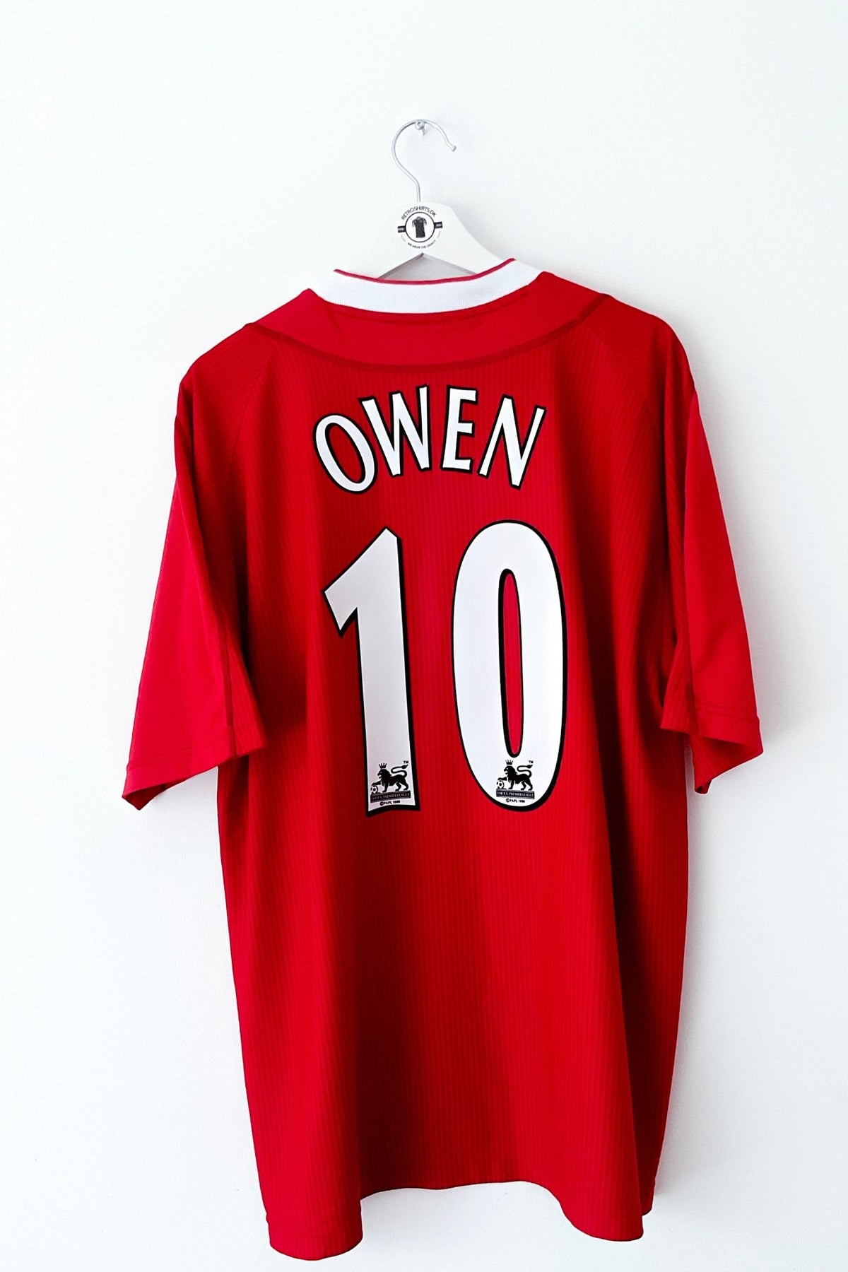 Liverpool 2002/2004 Hjemmebane #Owen 10 XXL 9/10 - Retroshirts.dk