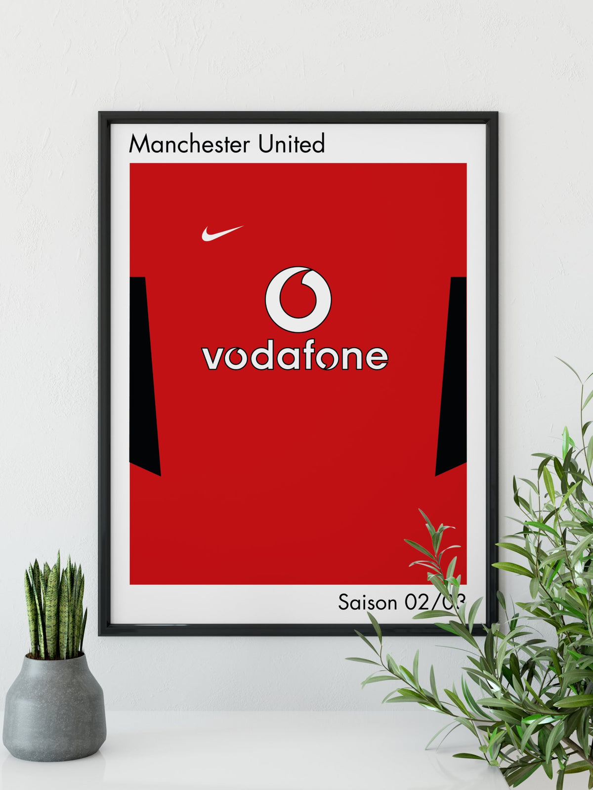 Man Utd. Plakat - Retroshirts.dk