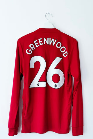 Manchester United 2017/2018 Hjemmebane - #Greenwood 26 - Small 9/10 - Retroshirts.dk