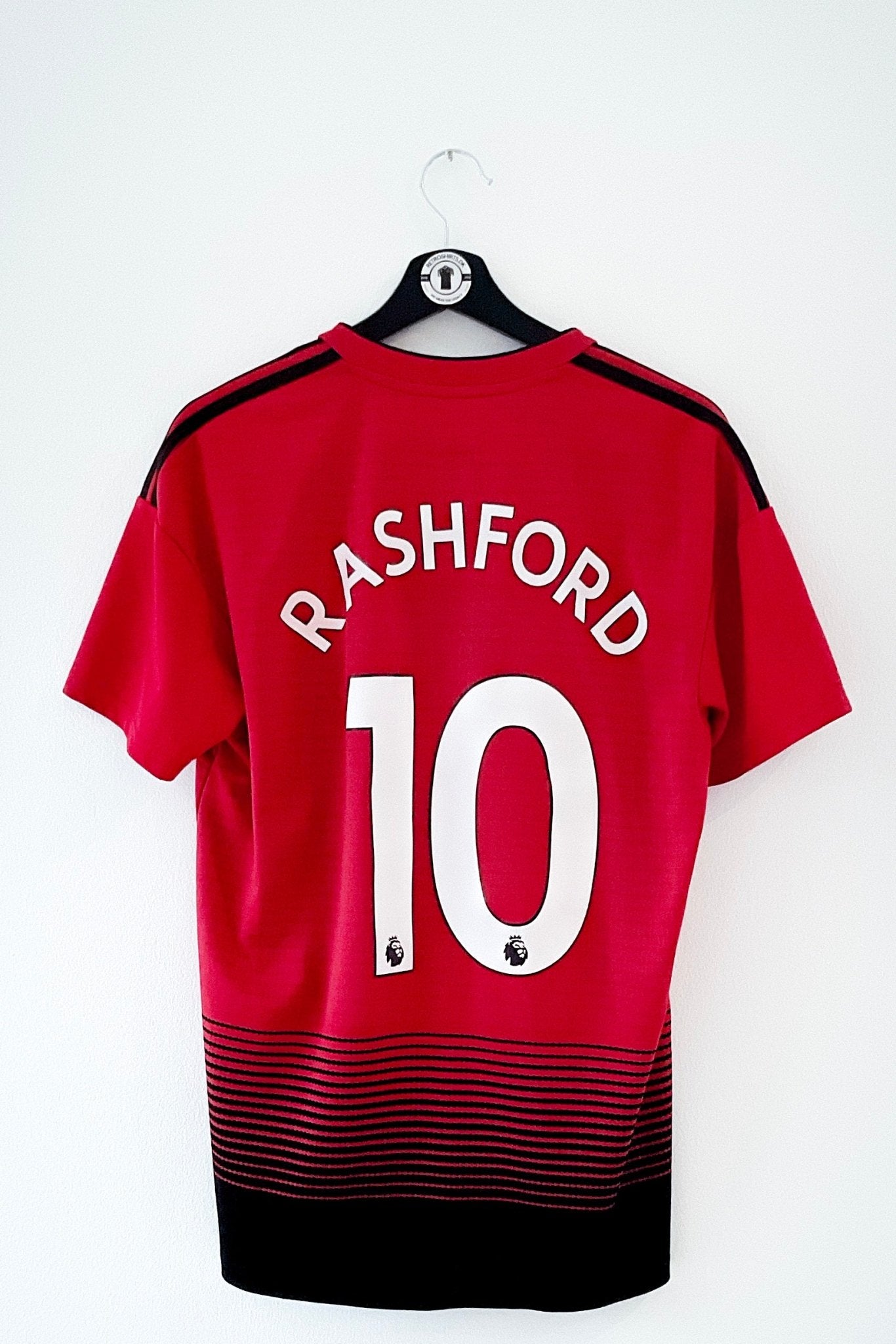 Manchester United 2018/2019 Hjemmebane #Rashford 19 Medium 9/10 - Retroshirts.dk