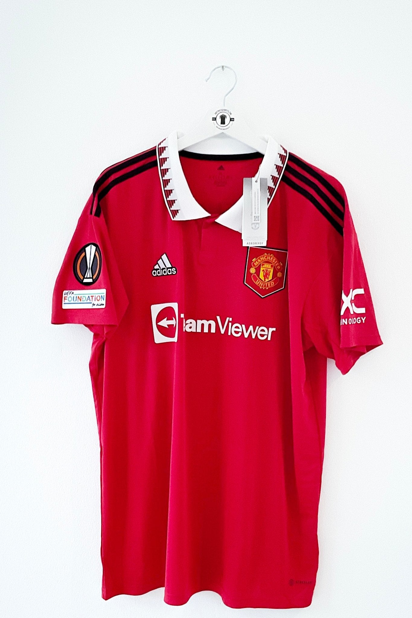 Manchester United 2022/2023 Hjemmebane #Casemiro 18 #tags XL 10/10 - Retroshirts.dk