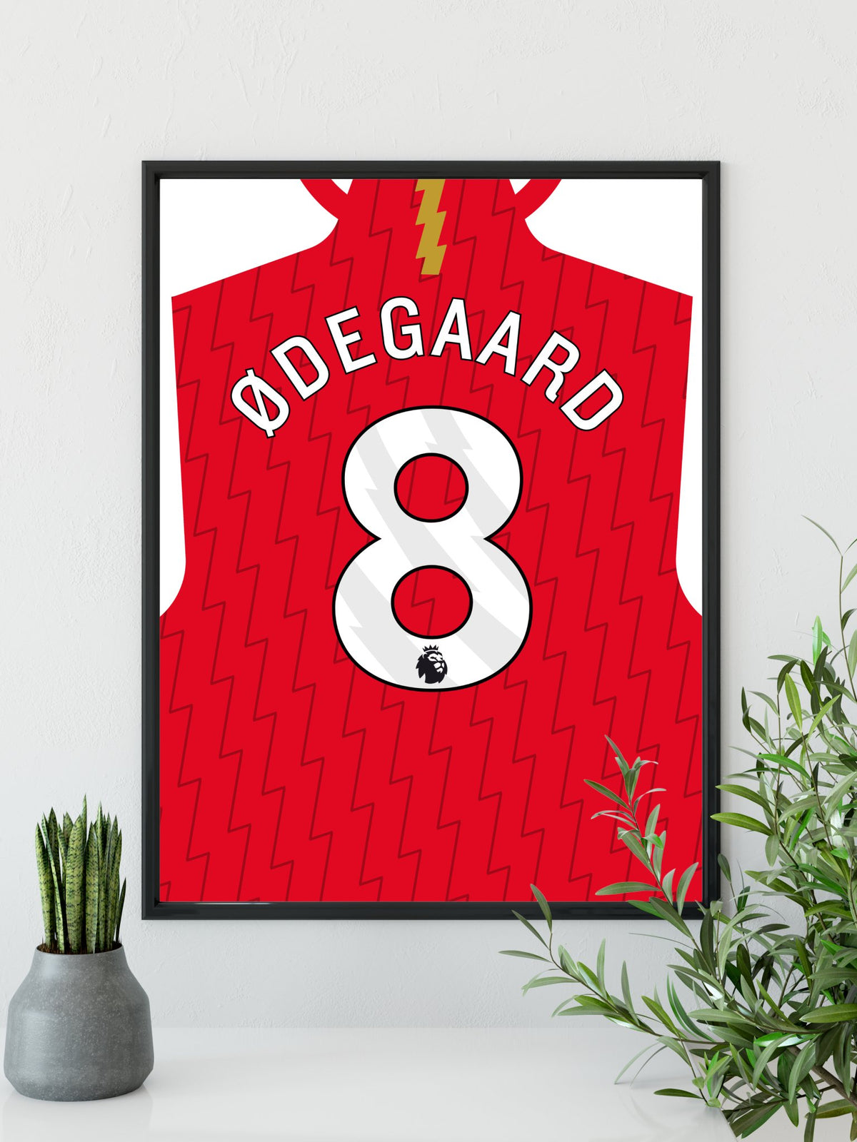 Ødegaard - Arsenal plakat - Retroshirts.dk