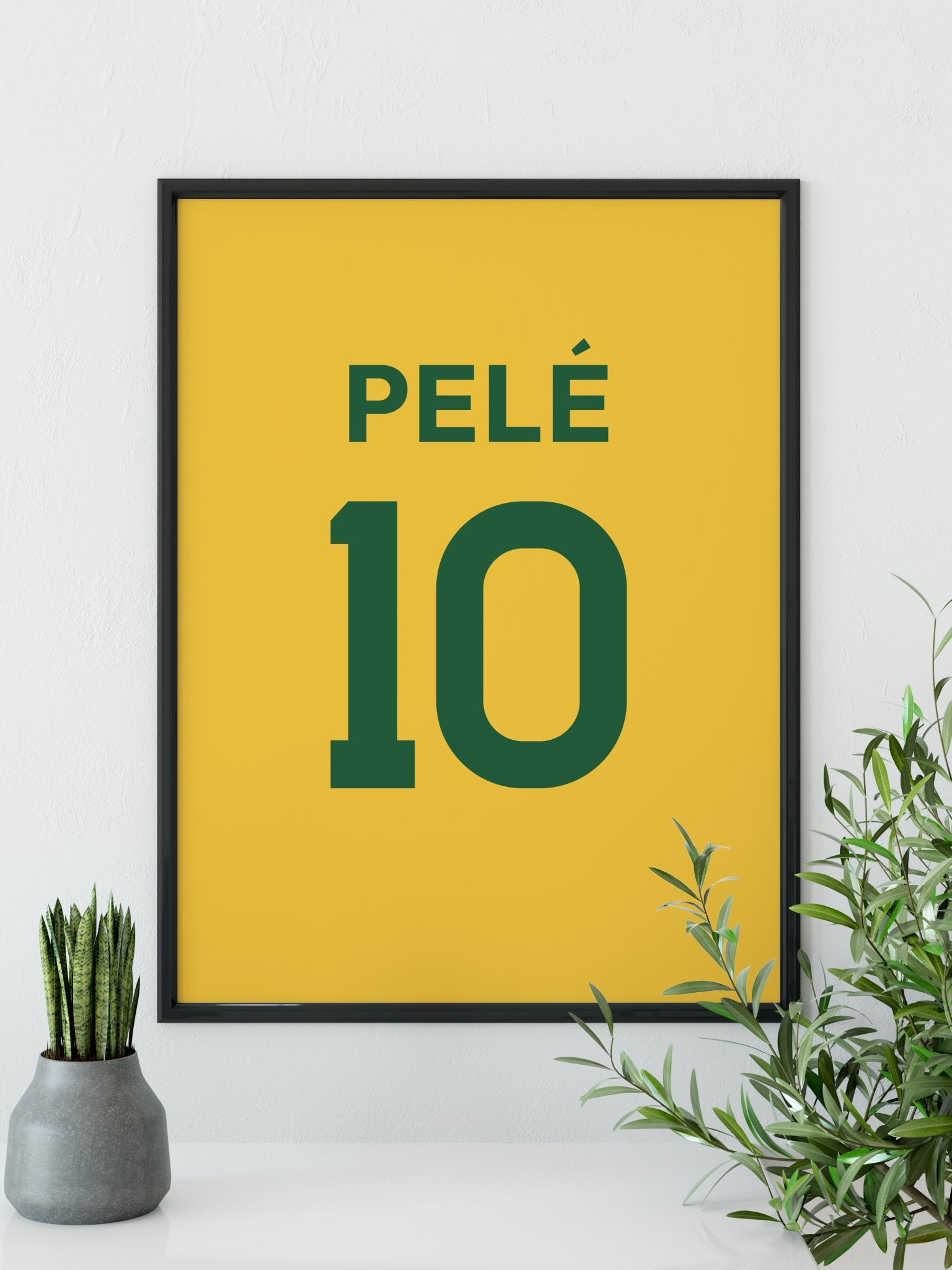 Pele - Brasilien plakat - Retroshirts.dk